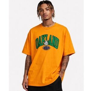 Pinkies Oakland‎ Orange Tee Men's Size XL